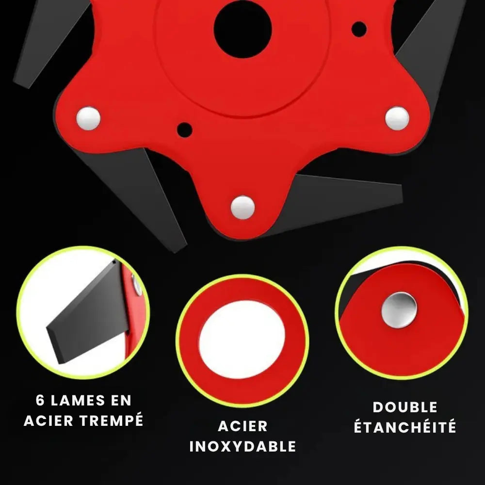 SteelEdge™ | La tête de débroussailleuse indestructible