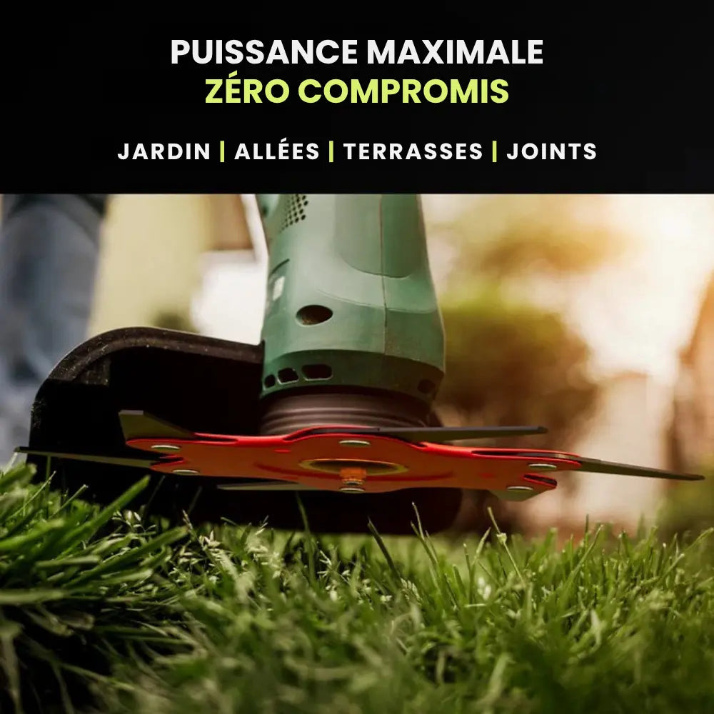 SteelEdge™ | La tête de débroussailleuse indestructible