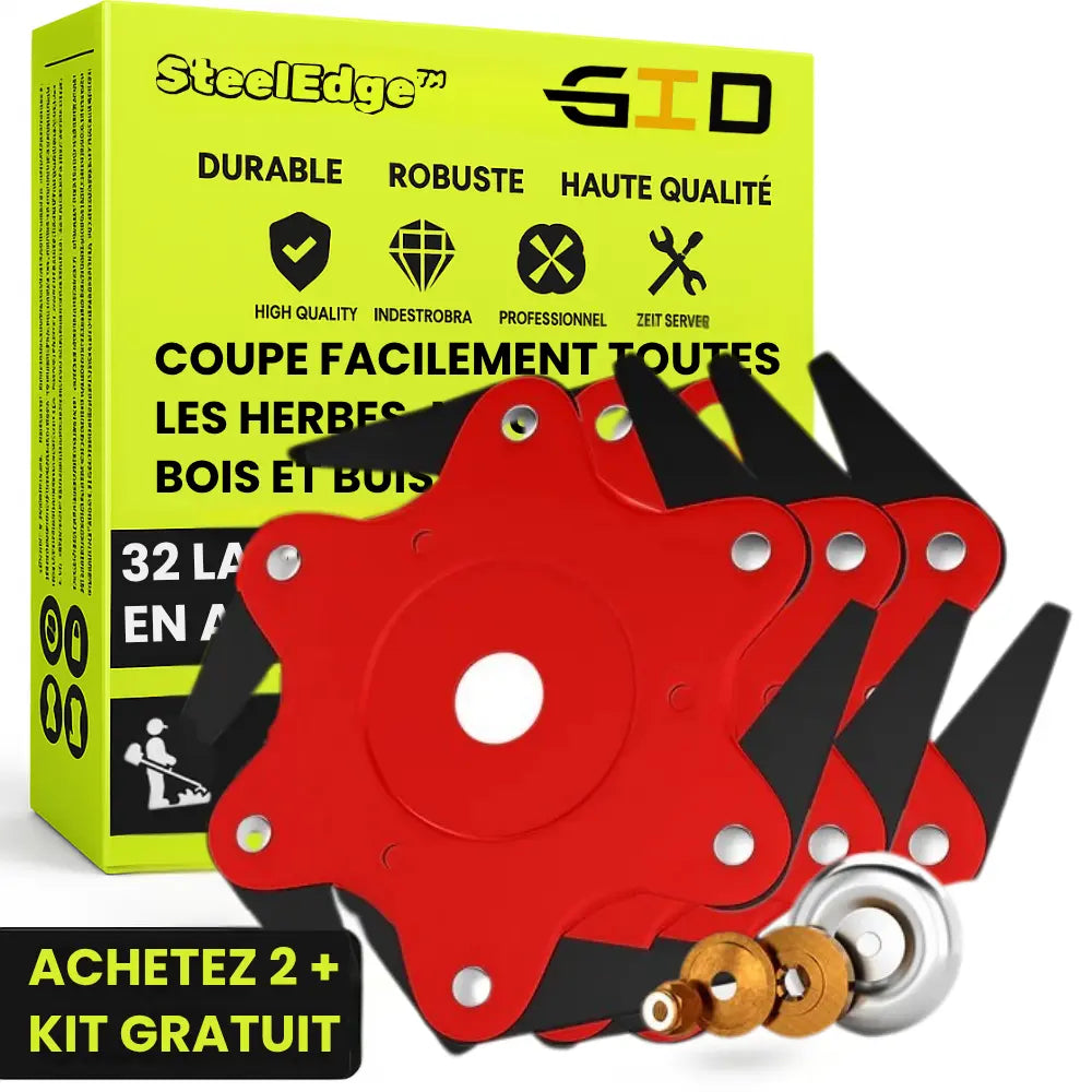 SteelEdge™ | La tête de débroussailleuse indestructible
