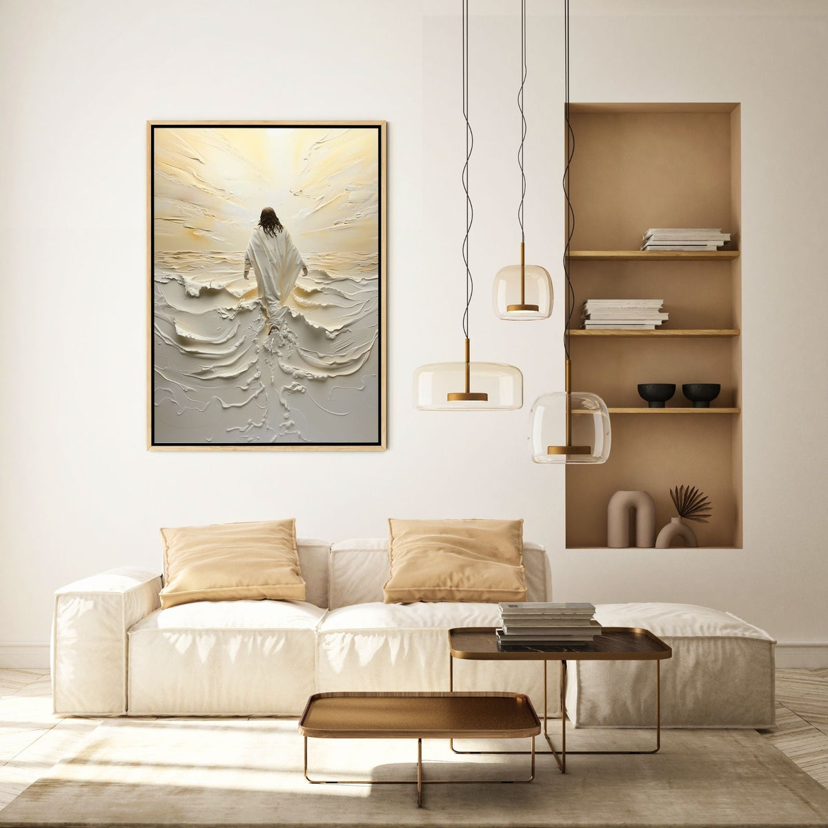 Jesus Walking on Water I - Canvas