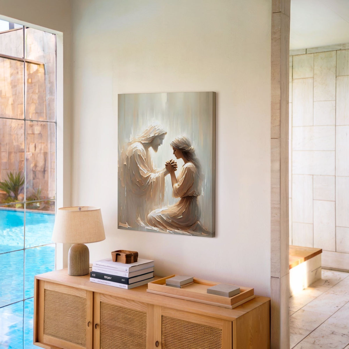 Held by Christ - Canvas