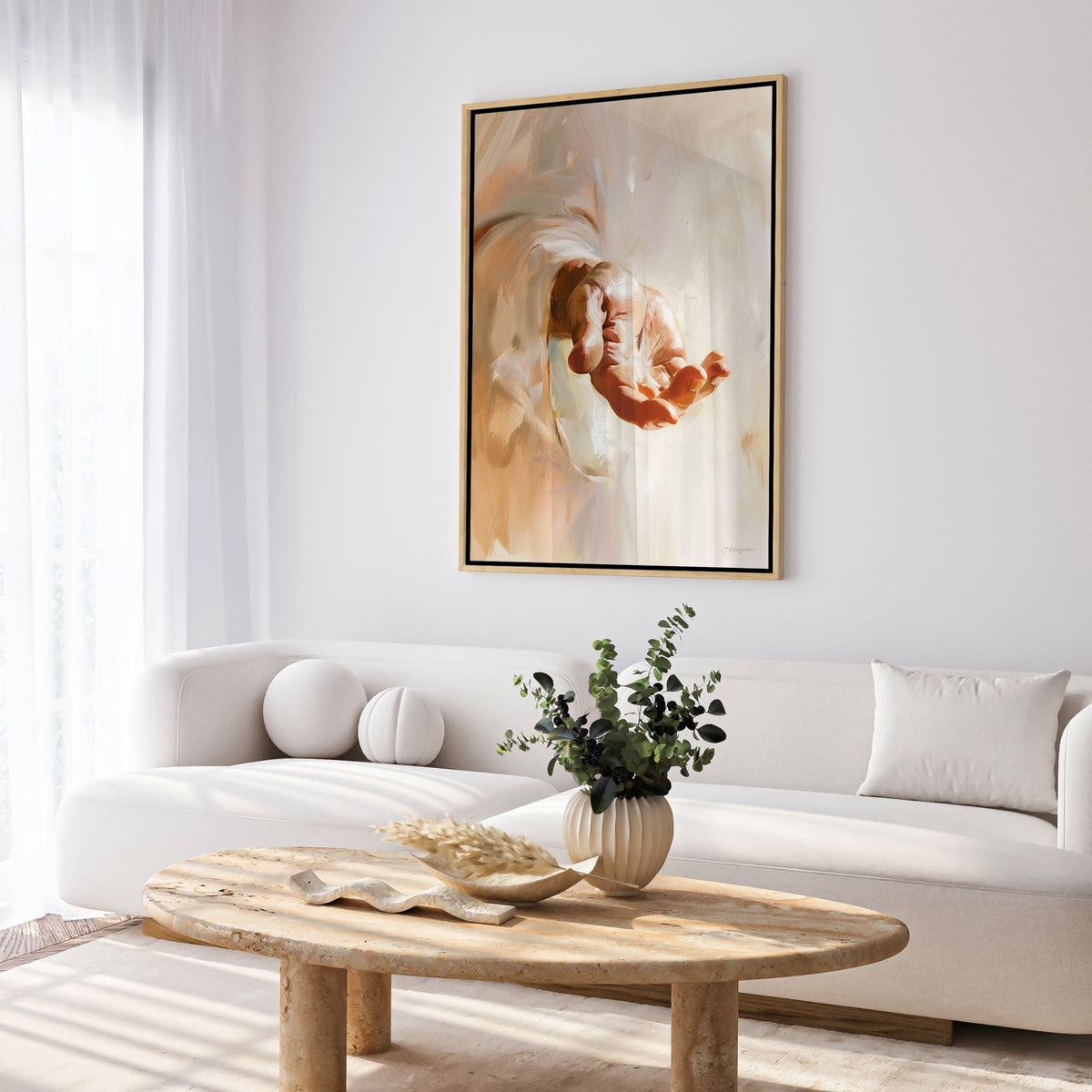 Hand of Jesus - Canvas